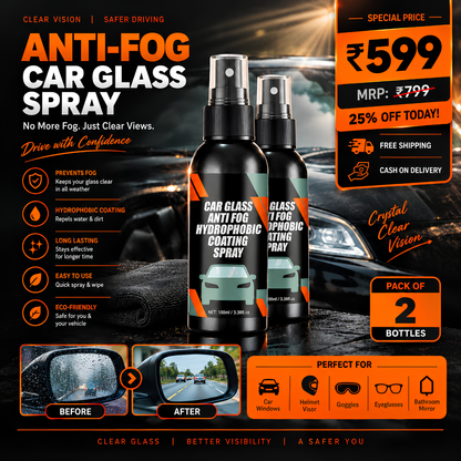 ANTI FOG SHIELD DUO (PACK OF 2)